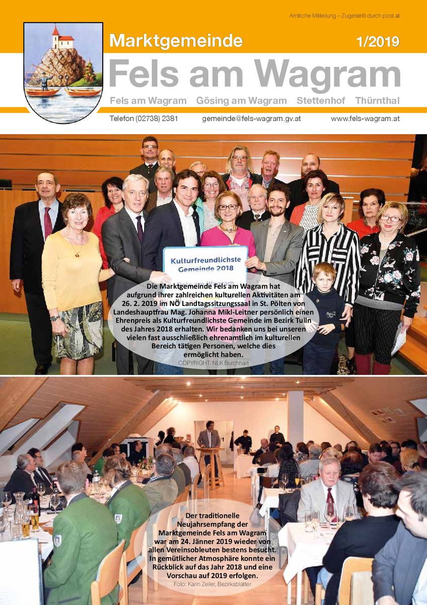 2019.03.04, Fels am Wagram, Aktuelle Gemeindezeitung