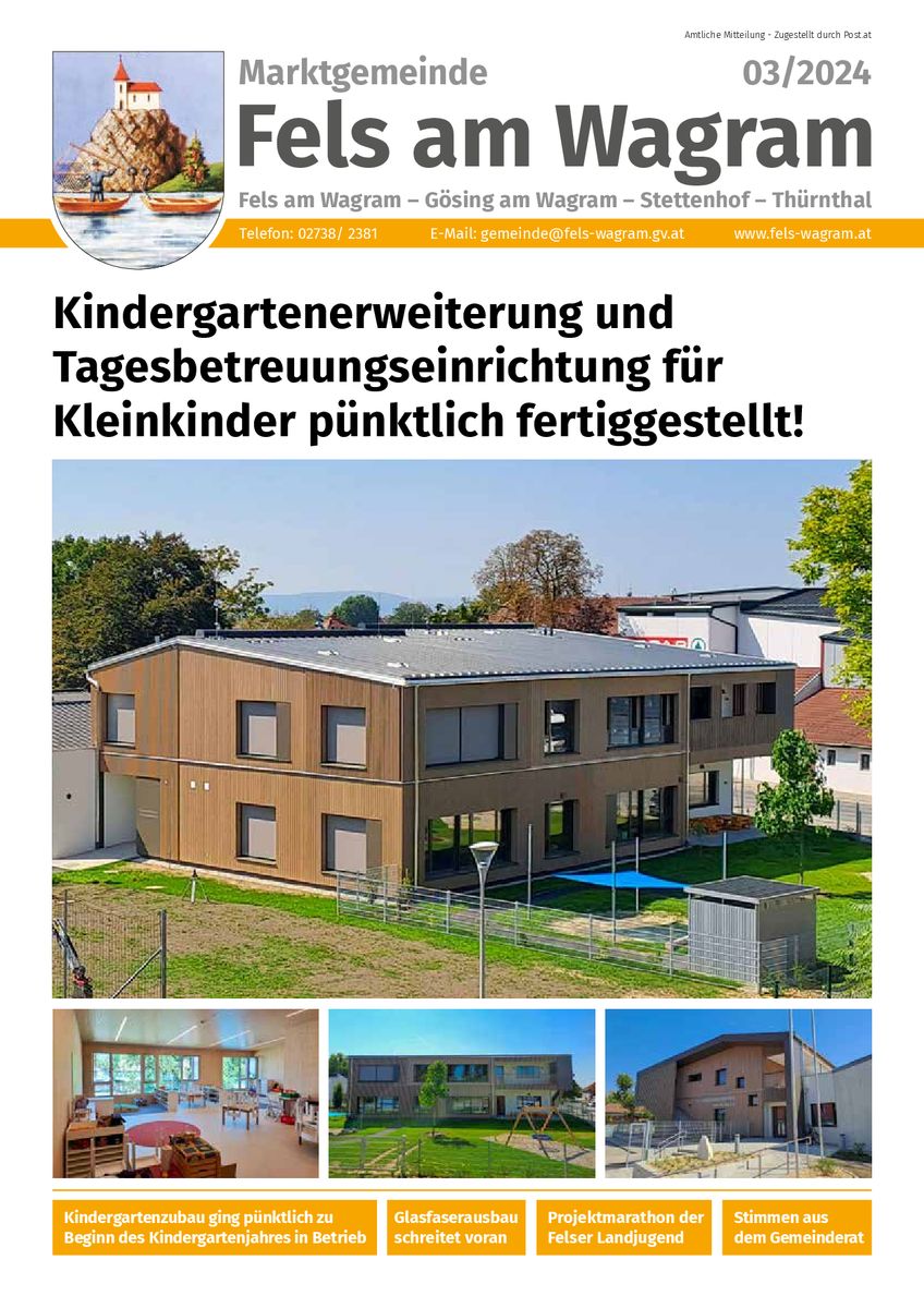2024.10.02, Fels am Wagram, Aktuelle Gemeindezeitung